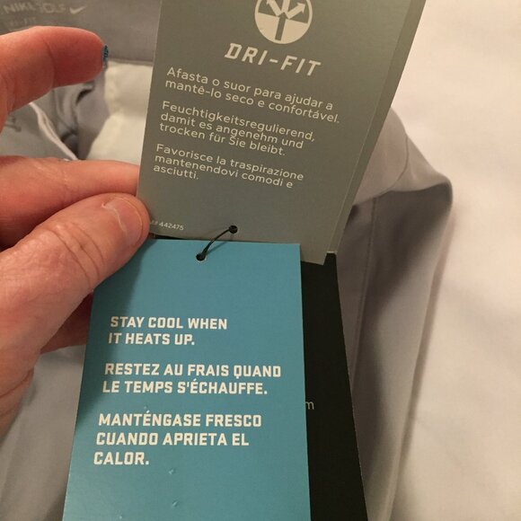 Nike Dri-Fit Men's Golf Flex Pants Woven (906780) Gray Size 32 x 30 NEW - Picture 3 of 8